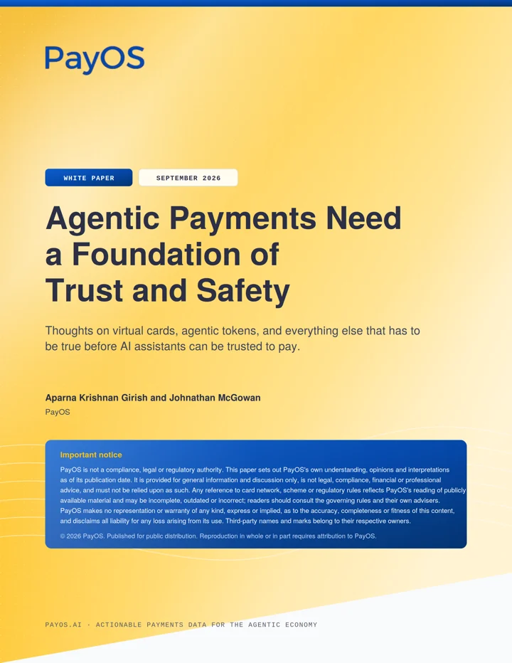 Agentic Payments Need a Foundation of Trust and Safety